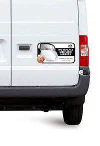 MARKETING DECAL 13X7 WE REPLACE