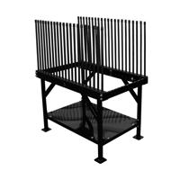 BURCO 20-LITE STAGING STORAGE RACK  WITH DUAL SLIDE GUIDES 