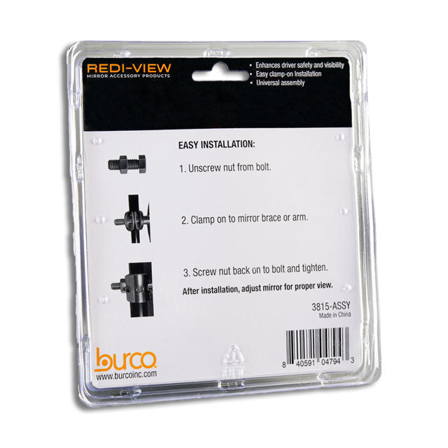 BURCO 5  REDI-SPOT CONVEX UNIVERSAL MIRROR ASSEMBLY