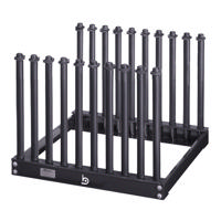BURCO S-SERIES 9-LITE WINDSHIELD CARRIER WITH 18  MASTS