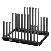 BURCO S-SERIES 11-LITE WINDSHIELD CARRIER WITH 15 24  MASTS