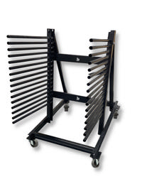 BURCO 15-LITE STANDING BOLT-TOGETHER SHOP RACK WITH CASTERS